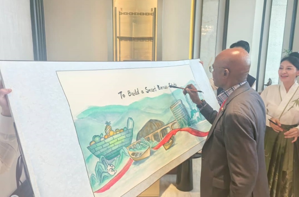 Image of a group of diverse professionals working together in a modern office.